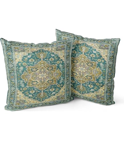 2 Brokat-Kissenbezüge 40x40 Cm Mit Elefant-Muster – Dunkelbraun/gold, Jacquard-Gewebe, Inkl. Reißverschluss (nur Bezug)