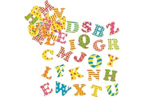 Baker Ross Lot de 400 Lettres Autocollantes en Mousse pour Personnaliser et Décorer des Cartes et des Travaux Manuels, AF422, Coloris Assortis