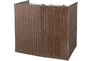 COOPERS OF STORTFORD Willow Wheelie Bin Screen (Double Willow Wheelie Bin Screen)