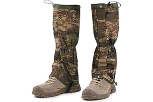 likloks Gaiters for Men & Women - Adjustable Hiking Leg Gaiters for Boots - Waterproof & Durable Lightweight Gaiters for Outdoor Activities