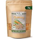 Biojoy BIO Unsweetened and Unsalted Cinema Style Popcorn 1kg | From Italy, Natural, No Added Sugar