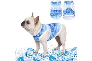 CHONGQILAO Gilet Rafraîchissant pour Chien, Veste de Refroidissement pour Chien Respirante, Gilet de Refroidissement pour Chien Légere, Veste Rafraîchissante pour Chien de Taille Petits et Moyens et Chats (XL)