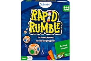 Skillmatics Rapid Rumble – Fast-Paced Board Game for Kids, Teens & Adults | Quick Thinking Category Game, Fun for Family Game Night & Educational Toy, Gift for Boys & Girls Ages 6, 7, 8, 9 & Up