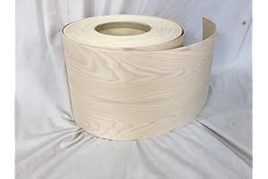 VALE VENEERS Preglued Real Ash Wood Veneer Sheets 250mm Wide. (1 metre)