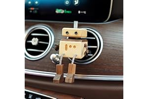 ‎TOWONSHY Wackelnder Holzmann Autoduft mit 3 Parfüms (Lavendel/Healton/Jasmin), Handgemachtes Holz Auto Duft-Dekor, Wackelfigur Auto Duft, Wackelnde Holzfigur lufterfrischer, Schüttelmann Auto Parfüm