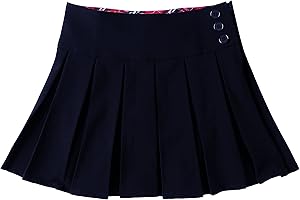 Bienzoe Bambine Scolastico Uniforme Gonne: Ragazze Vita Regolabile Estensibile Danza Gonne Pantalone