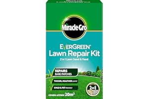Miracle-Gro EverGreen Lawn Repair Kit 1 kg - 20 m2, 2 in 1 Lawn Seed & Feed