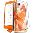 TORRAS Diamond Shield for iPhone 15 Pro Screen Protector [Military-Grade Protection] 9H+ Unbreakable Shatterproof Aerospace Tempered Glass Full Coverage InstaFit Bubble-Free, 2-Pack