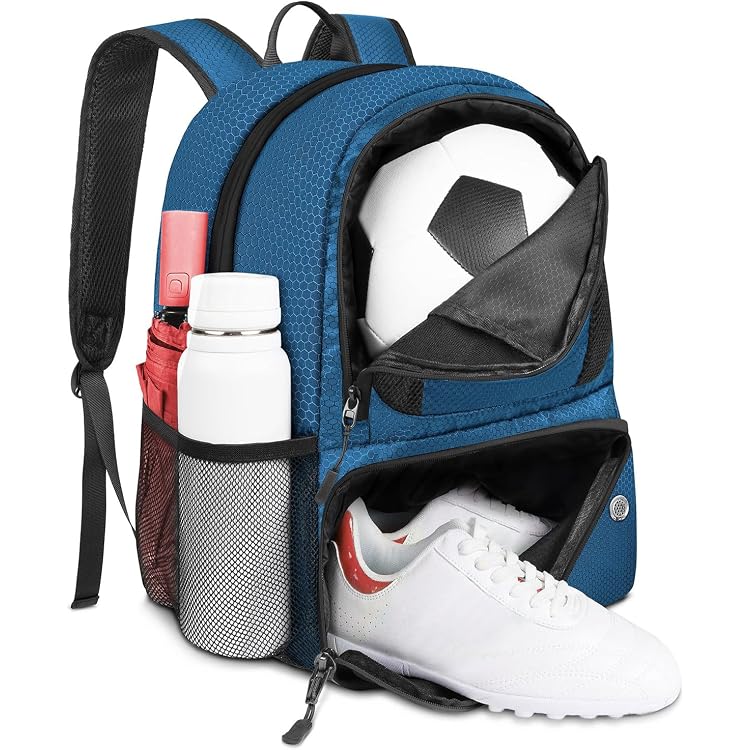 CHENGLI Fußball Rucksack – Wasserdicht, 40x30x13 Cm, Mit Cartoon-Design, Für Schule, Sport, Reise