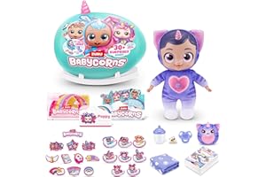 Babycorns Seria 1, Kitten (Poppy), Nurturing Plush Baby Doll Toy, Large (35 cm)