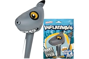 Inflatimals – Rekin z Deluxebase. Olbrzymie dmuchane zabawki w kształcie zwierząt morskich. Doskonałe nadmuchiwane prezenty lub dekoracje na imprezę dla dzieci.