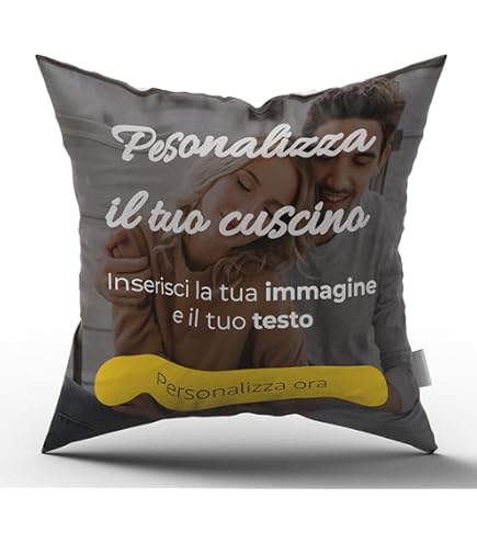 Cuscino Personalizzato Con Foto [CON IBOTTITURA] Cuscino Con Foto