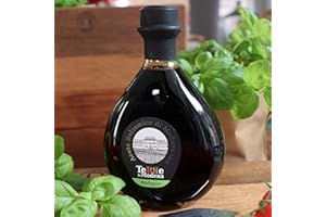 PALATINA WERKSTATT Aceto balsamico di Modena I.G.P. 250ml - original italienischer, dickflüssiger Balsamico Essig ohne Zucker - mindestens 5 Jahre im Holzfass gereift - frei von Zusatz- und Konservierungsstoffen