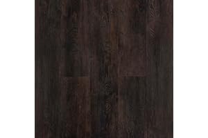 FLOREXP Vinyl Flooring - Lino Flooring,Peel and Stick Floor Tiles Self Adhesive Vinyl Flooring,2.0mm 10cm×15cm 1 Piece Enviornmentally Friendly for Kitchen Bathroom Office (Dark Poplar Sample)