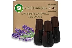 Air Wick Recharges Diffuseur Parfum Lavande et Camomile - Essential Mist aux Huiles Essentielles - 20 ML, Lot de 3 Bleu