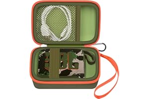 Tragetasche Kompatibel mit JBL Go 4 - tragbarer Bluetooth-Lautsprecher Box Pro Sound, Auch für Go 3/Go3 Eco/Go2 Wasserdichter Mini Wireless Lautsprecher - Nur der Fall (Grün)