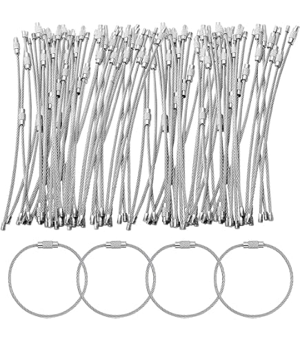 2 Portachiavi Giganti Da 15 Cm, Anelli Con Chiusura Rapida In Argento, Ideali Per Chiavi, Borse E Accessori