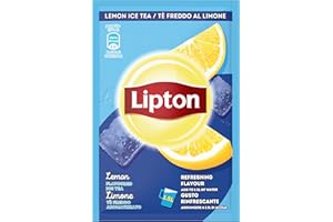 Lipton Tè Freddo al Limone, Polvere solubile 125g il necessario per preparare fino a 1,5 litri di tè freddo