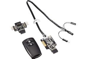 SILVERSTONE TECHNOLOGY SilverStone SST-ES02-USB - 2.4G pilot zdalnego sterowania do komputera Power/Reset, USB 2.0 9-pinowy