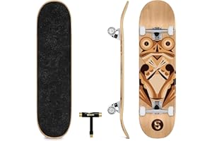 SKATRO - Pro Skateboard, 78,7 cm, komplettes Skateboard, Alter: Erwachsene, Jungen, Mädchen, Anfänger und Kinder.