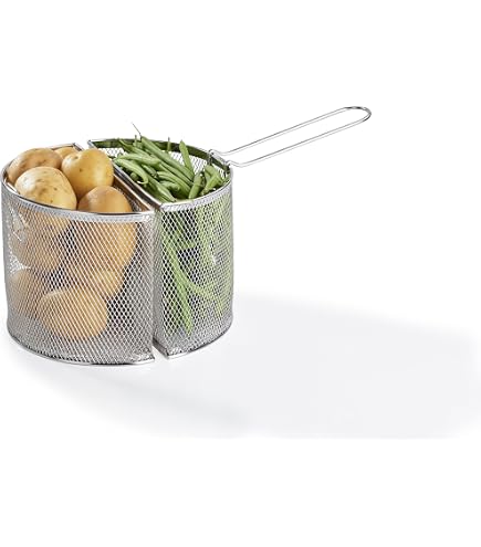 Cestino Friggitrice per Cestino in per Foodi 6.5, 8Qt, Cestino Friggitrice a Cestino Croccante