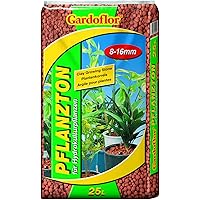 Gardoflor 25 Liter Pflanzton Blähton Körnung 8-16 mm Kultursubstrat Hydrokultur