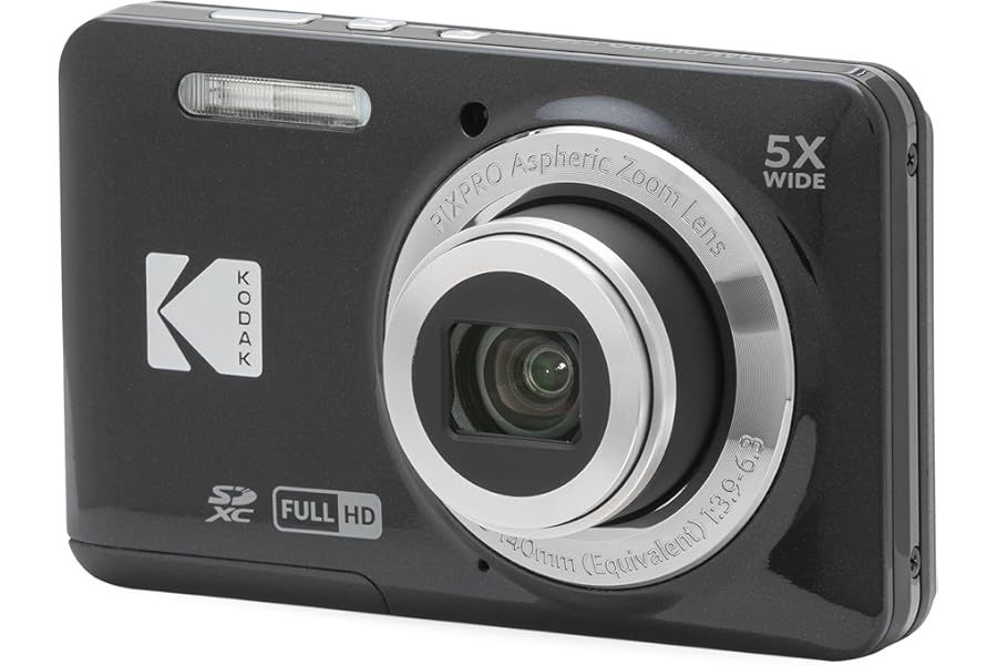 Kodak PIXPRO FZ55 16MP 5x Zoom Compact Camera - Black