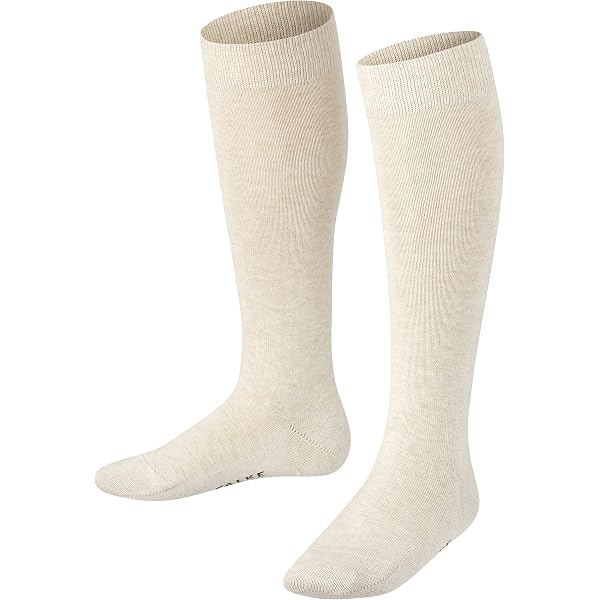 5 Paia Calzini Al Ginocchio In Cotone Per Bambini E Ragazze, Taglie UK 12.5-3.5, Colore Nero