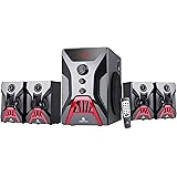 Zebronics ZEB-BRONZE 4 BT RUCF Wireless Bluetooth Multimedia Speaker With Supporting SD Card, USB, AUX, FM & Remote Control. (90 Watt, 4.1 Channel)