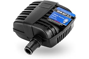 Teicher Filterpumpe PP-3000H [Neues Modell] – Teichpumpe für außen 55W, 3000 l/h Energie effizient | Bachlaufpumpe Gartenteich Bachlauf Wasserfall | Filter Pumpe Teich Pond Pump Teichpumpen IPX8 Norm