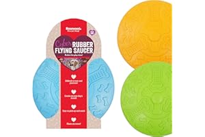 Rosewood Guma, wytrzymała odporna na żucie, latający spodek Frisbee zabawka dla psa, duża, różne kolory