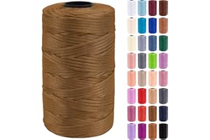 Uiopa Fil Macramé 3mm x 200m Bande de Macramé en Polypropylène Fil Crochet pour Sac en Crochet, Panier, Tricot, Bricolage, Artisanat, Cadeau Décoration