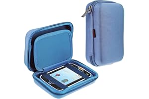 Navitech Étui De Transport Rigide De Qualité Supérieure Bleu, Compatible avec Le Vtech Kidicom Max | VTech – KidiCom Max Bleu