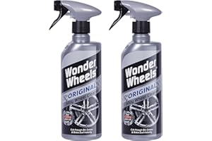 Wonder Wheels Origional Alloy Cleaner - Instant Dirt, Grease and Break Dust Cleaning Spray - Acid Free - Set of two 600ml