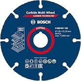 أقراص القطع متعددة العجلات من كربيد Bosch 1x EXPERT (خشب صلب، خشب مسنن، بلاستيك، لوحة حوائط جافة، مقاس 125 مم، ملحق صغير
