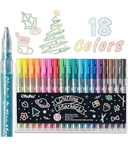 Ohuhu Acrylic Marker Pens – 24 Fine Tips & 24 Omkeerbare Punten Chisel En Round Totaal 48 Markers In Etui Ohuhu Acrylic Marker Pens – 24 Fine Tips & 24 Omkeerbare Punten Chisel En Round Totaal 48 Markers In Etui