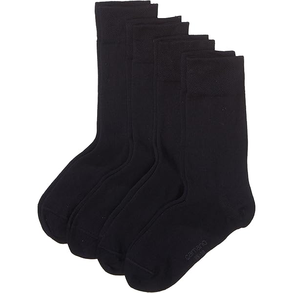 Camano Herren Socken 4er Pack Gr. 39-42 Navy - Comfort Bund Ohne Gummi