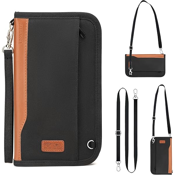 Passport Cover Passport Holder, Travel Wallet Neck Pouch/Purse