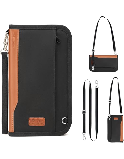 Pochette De Voyage Multifonction Avec Protection Rfid Organisateur De