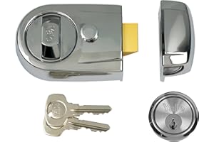 Yale P-Y3-CH-CH-60 - Contemporary Nightlatch - 60mm - Polished Chrome Finish - Standard Security