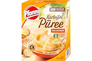 Pfanni Kartoffel Püree Das Lockere für ein leckeres Kartoffelgericht mit 100% deutschen Kartoffeln 3x 3 Portionen