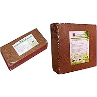 Cocogarden Cocopeat Brick - Expands to 3.5 Kg Powder & Cocogarden® Cocopeat Block - Expands Up to 75 litres of Coco Peat…