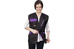 DINGO WALDEMAR RUTKOWSKI Dingo Gilet da addestramento per Cani per Sport, agilità, Recupero, obbedienza,Giocattoli e Snack Cerniera a 2 Vie Coulisse in Vita Viola Vibes Taglia XS 16399-2