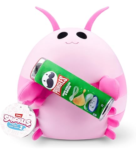 Muñeco Snackles Marty 20 Cm – Peluche Suave Con Accesorio De Snack, Coleccionable