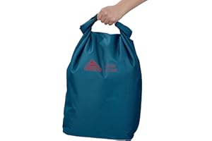 Kelty Litter G’tter Reusable Heavy Duty Garbage Bag and Carry Sack for Firewood, Cans, and Campsite Trash – Puncture + Water Resistant Fabric, Roll Top, 30L Capacity (Deep Teal)