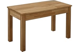 ‎KROK WOOD Krok Wood Sitzbank Tomas aus Massivholz (Eiche, 70 x 35 x 45 cm)