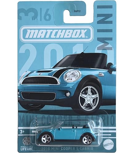 Matchbox '03 Mini Cooper s, [Gray] 73/100 : Amazon.in: Toys & Games