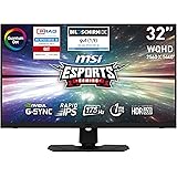 MSI Optix MPG321QRFDE QD 32 Zoll 2K Quantum Dot Gaming Monitor, WQHD (2560x1440), 175 Hz, 1 ms, Rapid IPS Panel, HDR600, schw