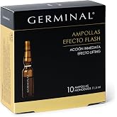 Germinal Flash Effect Ampoule, Immediate Lifting, 10 Ampoules of 2 ml | Luminous and rested skin in minutes; visible lifting