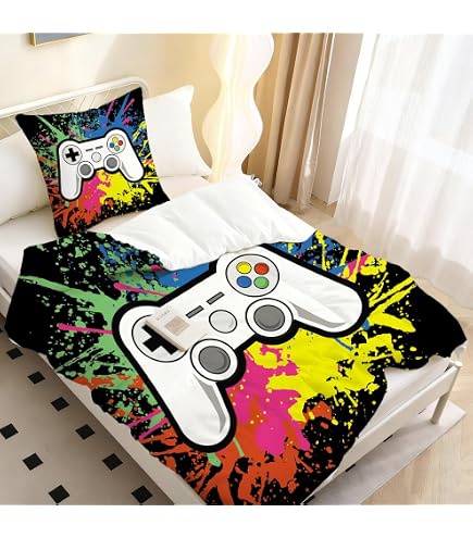 Jeur Gaming 90x190 Drap-Housse pour Garçons Rétro Néon Jeu Drap Housse pour Filles Enfants Et Adolescents Jeux Vidéo Literie Espace Poignée de Jeu Drap de Lit Salle de Jeux Décoration Literie Jeur Gaming 90x190 Drap-Housse pour Garçons Rétro Néon Jeu Drap Housse pour Filles Enfants Et Adolescents Jeux Vidéo Literie Espace Poignée de Jeu Drap de Lit Salle de Jeux Décoration Literie